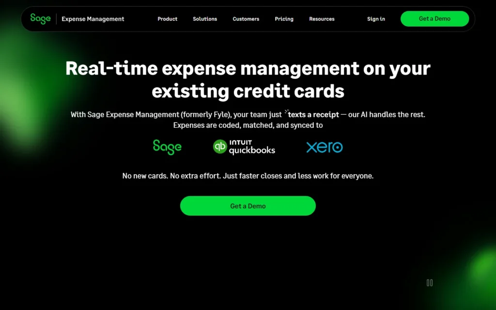 Captura del sitio web de Fyle