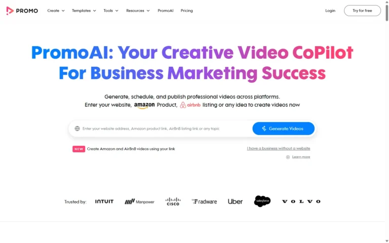 Captura del sitio web de Promo